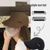Celebrity Style Fisherman Duckbill Cap - Sleek, Versatile Baseball Sun Hat for Spring & Summer