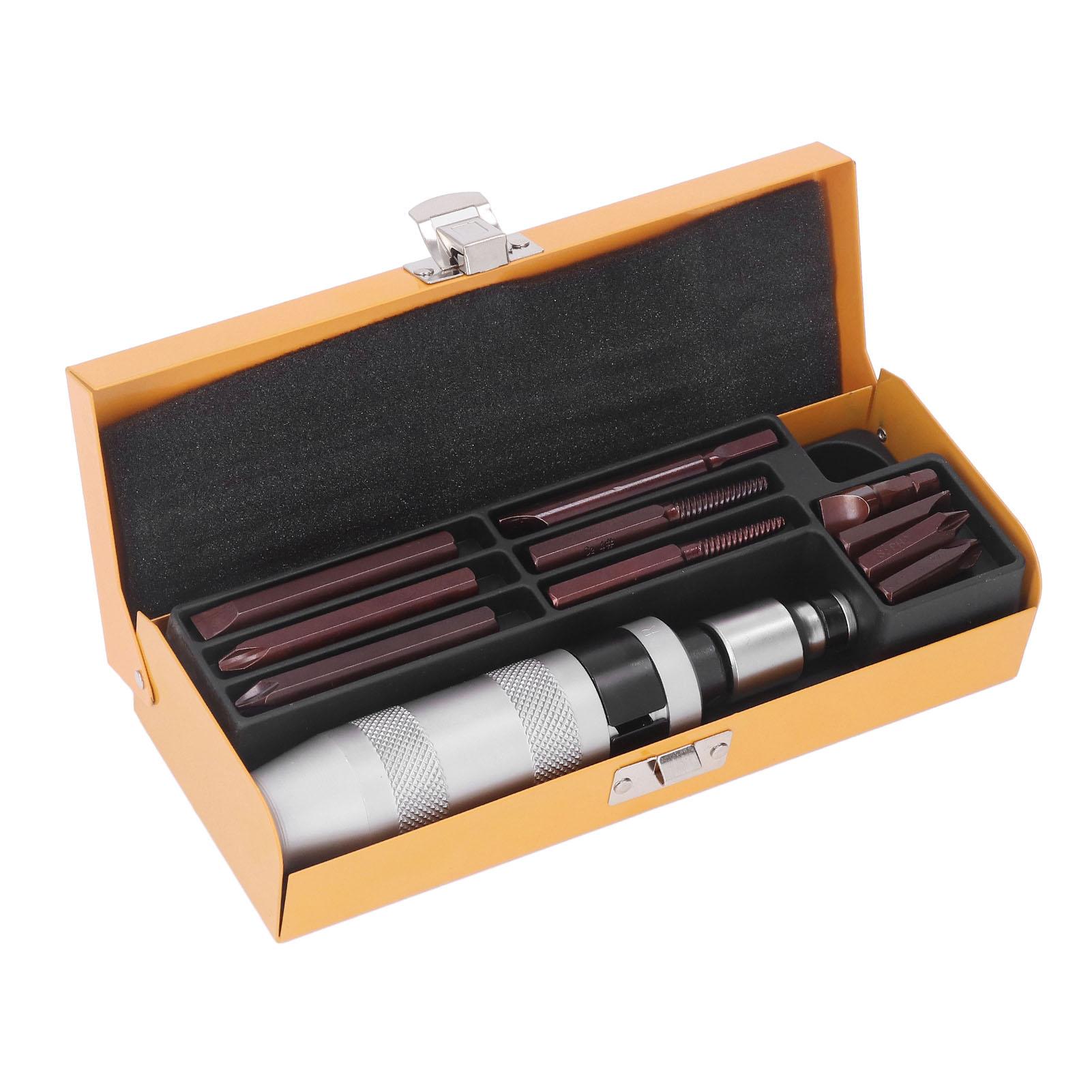 

12Pcs Steel Impact Screwdriver Driver Set Replacement Screwdriver Bit Head Set Accessory