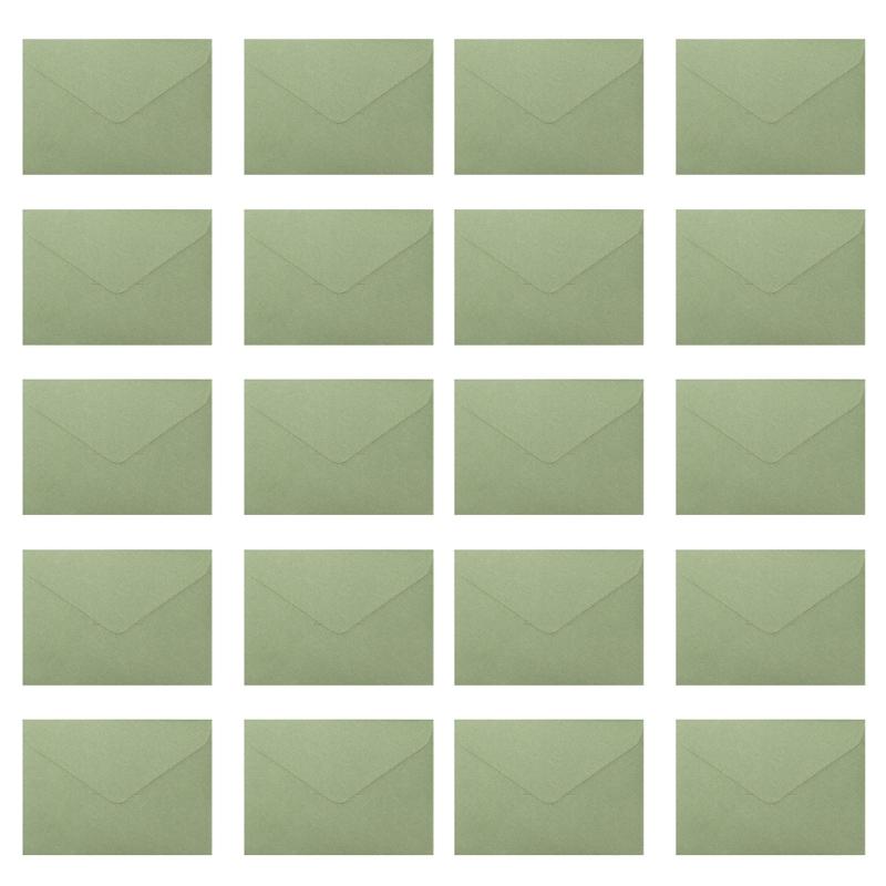 

20 упаковок, красочные мини-конверты, конверты для подарочных карт, оптом, маленькая бумажная карточка с рукавом, Прямая доставка