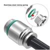 304 Stainless Steel Quick Release Pneumatic Joint for Air Hose POC-G Threaded Push-In Joint M5 1/8" 1/4" 3/8" 1/2"