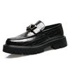 5326 leather shoes summer new men's leather shoes platform loafers heightening casual leather shoes, foreign trade