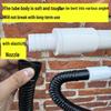 Aquarium Drain Kit: Corrugated Soft Hose with Upper & Lower Pipes, Extension, Filter Box, and Turnover Box