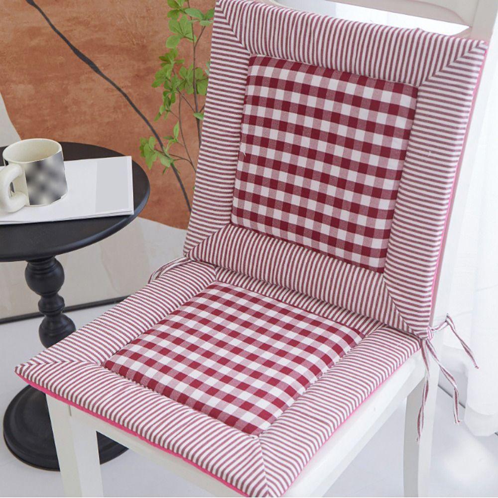 Checkered Chair Cushion Soft Seat Cushion Durable Chair Pad