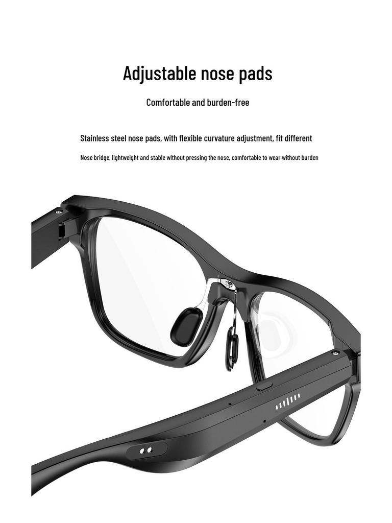 Smart Glasses: 800W Pixel Camera, AI, Bluetooth Audio, Call Translation, Photography & HD Video Recording