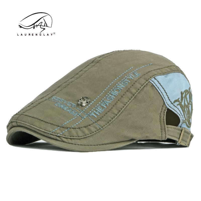 Frühling-Sommer Herren Baumwollbarett: Koreanischer Stil Outdoor Entenschnabelkappe für Jugendliche & Unisex.