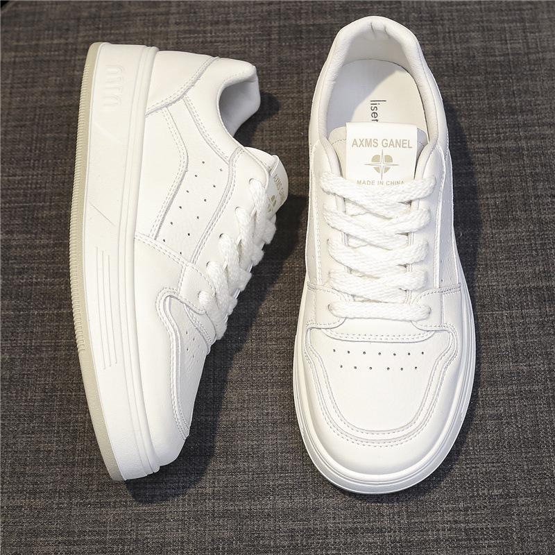 Damen Weiße Vielseitige Sneaker - Frühling/Herbst, Atmungsaktiv, Dicke Sohle, Lässige Trendige Dad Shoes für 2025