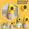 Herbst-Gesichtsloser Zwerg: Honigbiene Sonnenblume Design