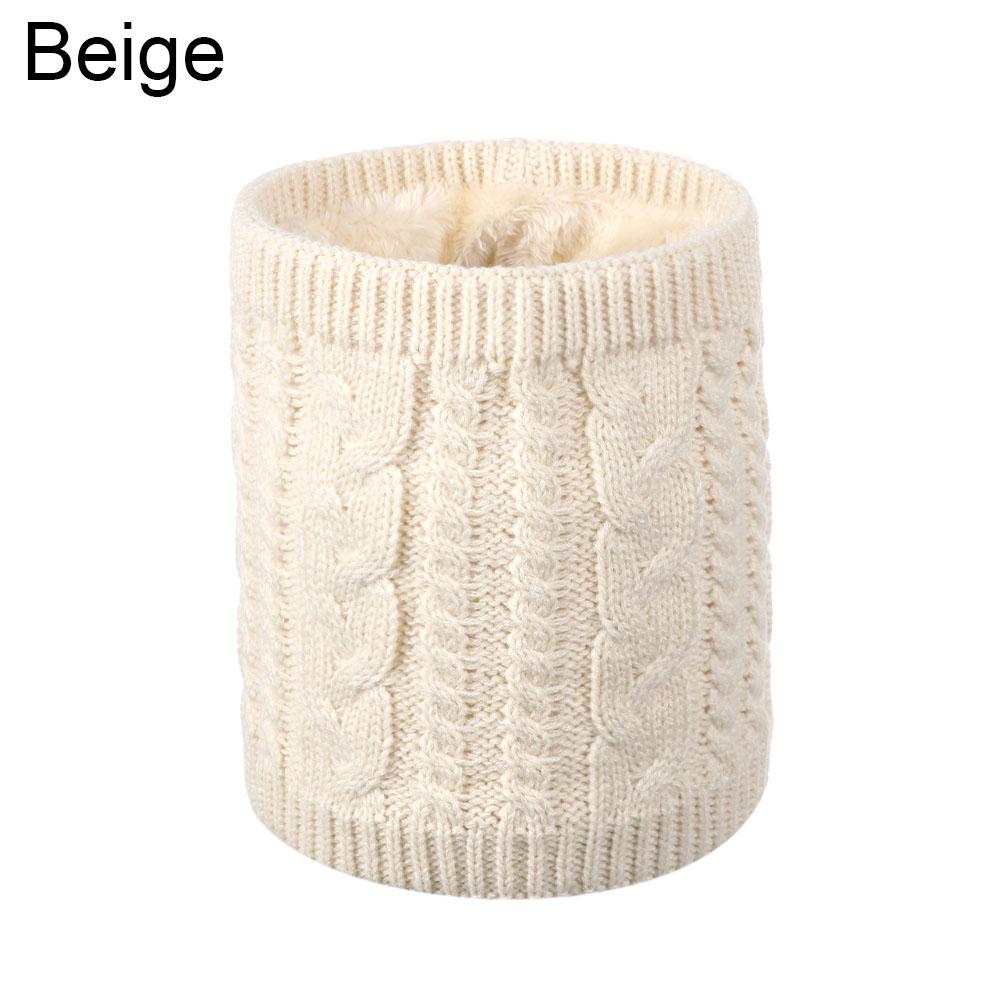 Cable Winter Warm Collar  Cowl Loop Snood Shawl Neck Warmer Circle Thicken Scarf Brushed Knit