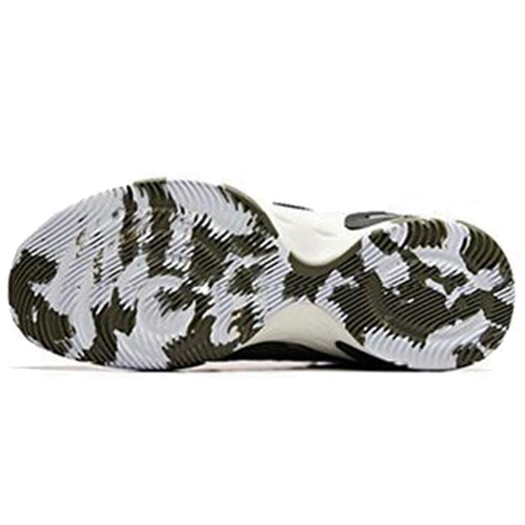 New Anta Speedy Decision Shock Absorbers Slip Resistant Abrasion Resistant High top Basketball Shoes Men's Black Green 11841301-6