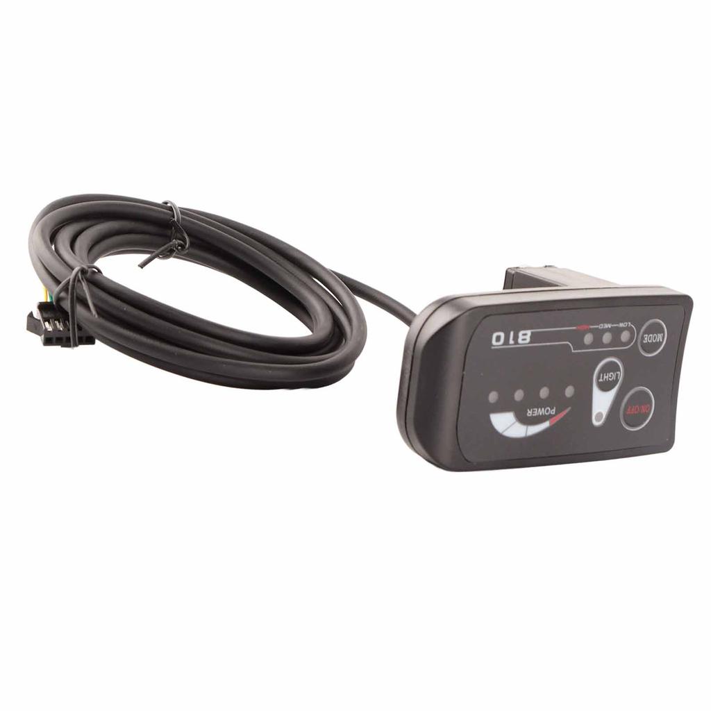 48V LED810 Instrumentenanzeige Messgerät Panel Wasserdicht für Elektrofahrrad E-Scooter