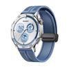 Woven Nylon & Silicone Strap for Huawei Watch GT5/GT6/4 Pro with Magnetic Buckle, Compatible with Apple Watch.