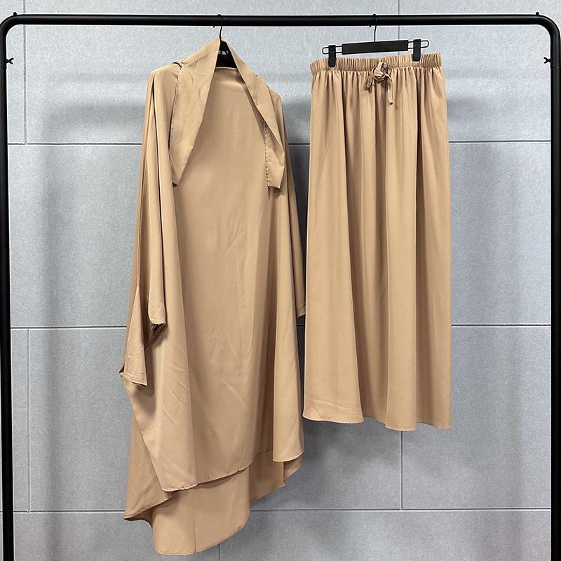 TikTok Fashion Women's Two-Piece Long Dress & Skirt Set