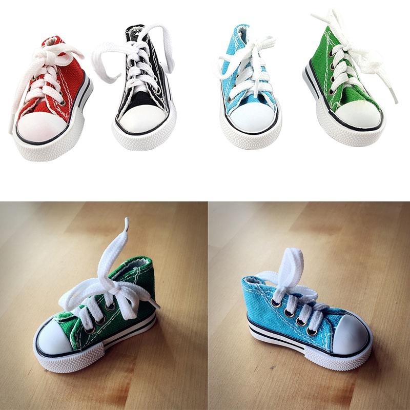 Creativity Cartoon Mini Canvas Shoes Birds Cute Parrot Craft Toys LS