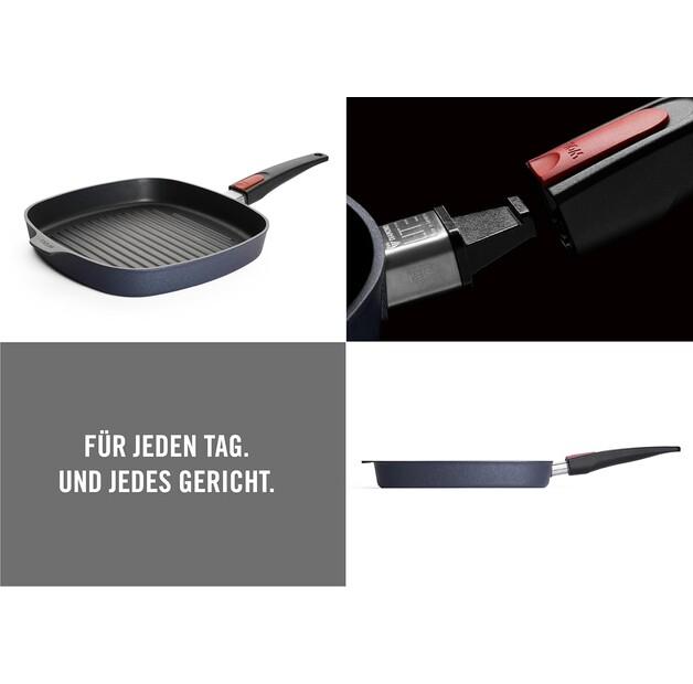 Woll Diamond Lite 28×28 Cm Steak Pan with Removable Handle (1628-1DPS)