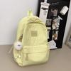 Schoolbag Korean Style Lazy Style Backpack Simple and Fresh College Student Backpack High Aesthetic Middle School Girls Large Capacity Backpack