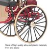 1/12 Scale High Simulation Retro Cycle Rickshaw Model Beautiful Easy Assembly Vintage Bike Model Mini Tricycle Decoration for Home