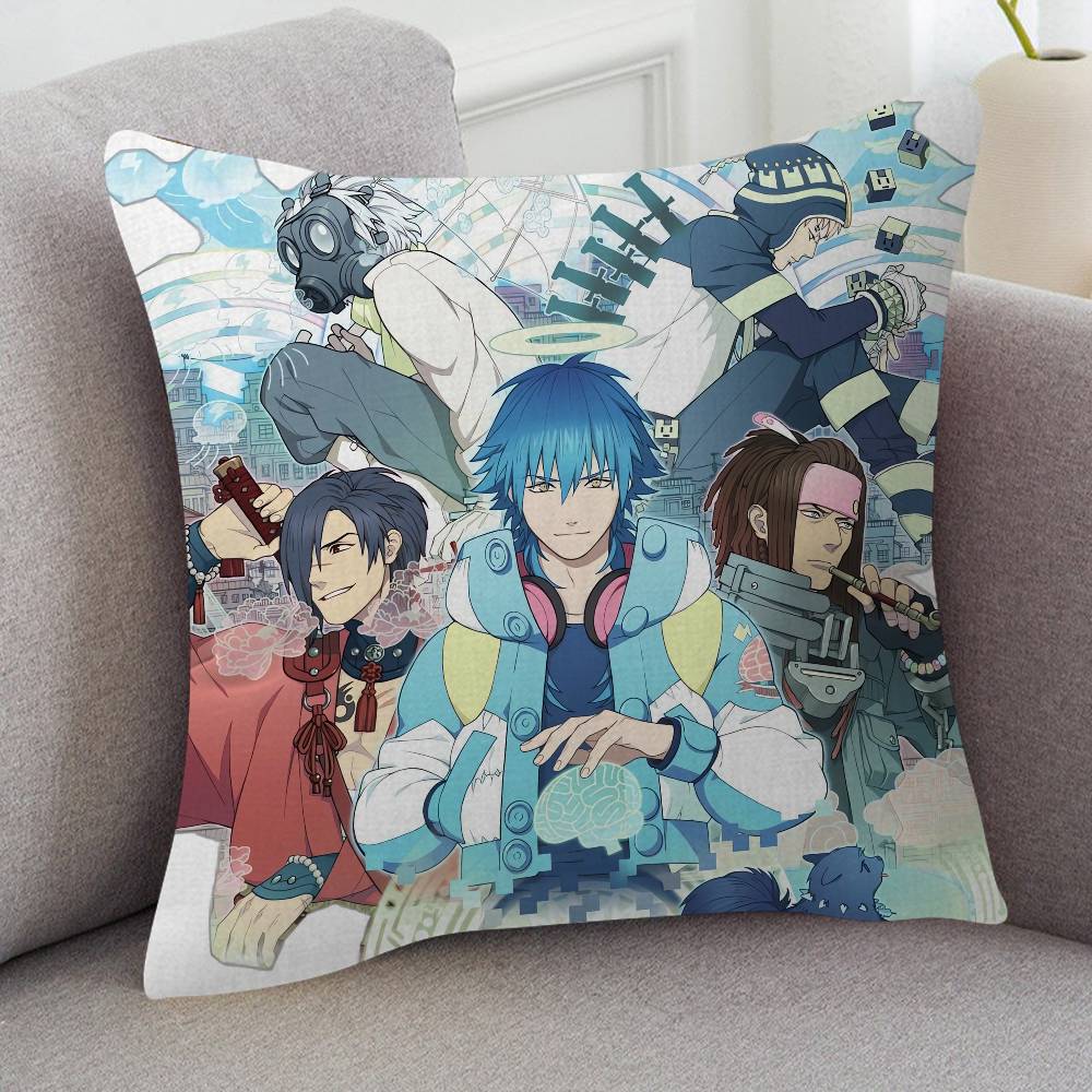 Anime DRAMAtical Murder Cute Cartoon L Game Cushion Cover Pillowcase Upholstery Sofa Throw Pillow Home Decor Pillowcas