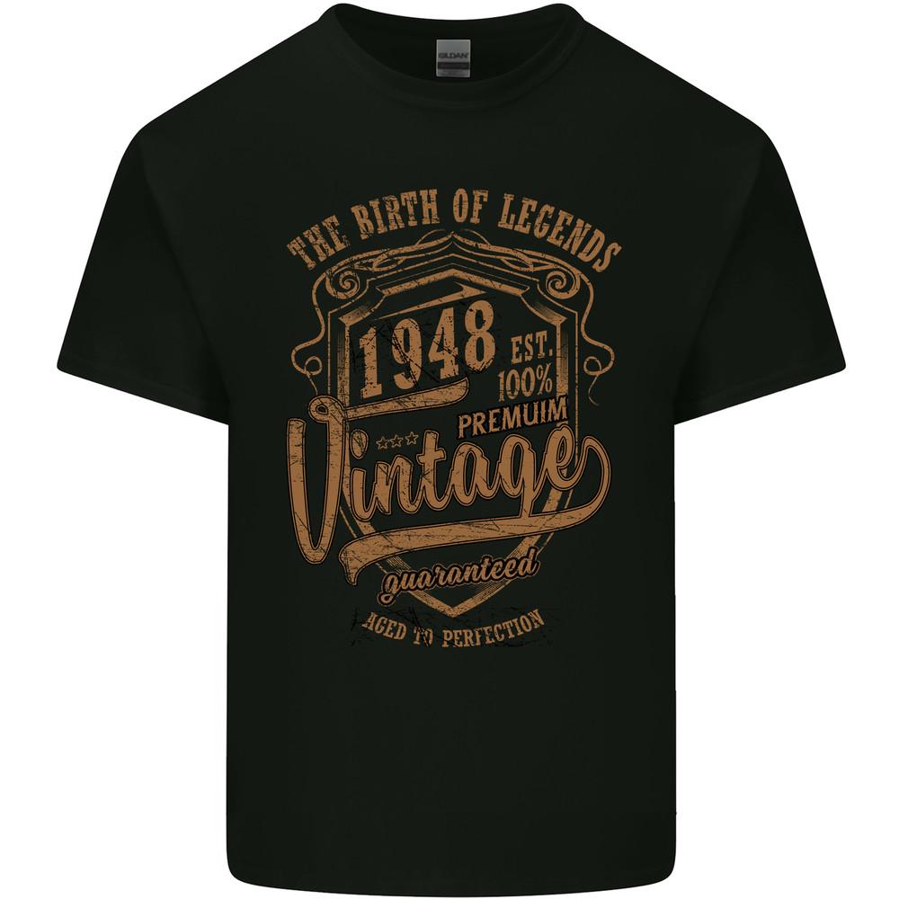 Birth of Legends 77th Birthday 1948 Mens Light Cotton T-Shirt