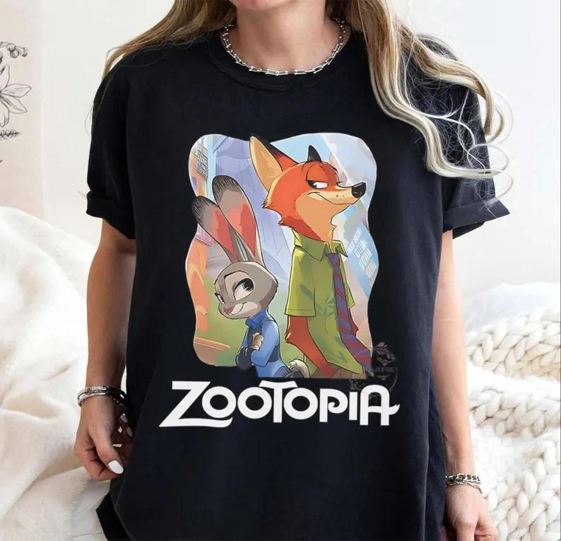Zootopia Couples Tshirt Nick Wilde And Judy Hopps Tshirt S