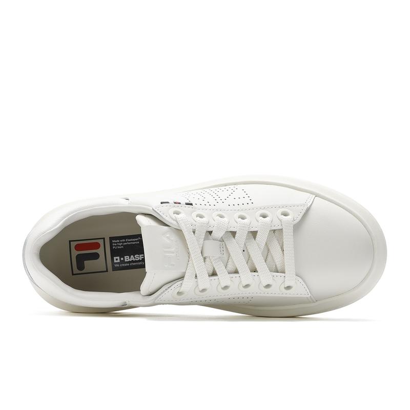 New FILA BASELINE Abrasion Resistant Low Top Skateboard Shoes Women's White F12W442101FSW