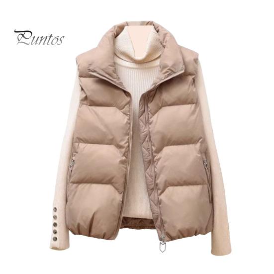 

Женское зимнее пальто с карманами на молнии, застежка-молния, отложной воротник с подкладкой, без рукавов, однотонный жилет для отдыха на открытом воздухе и спорта M хаки