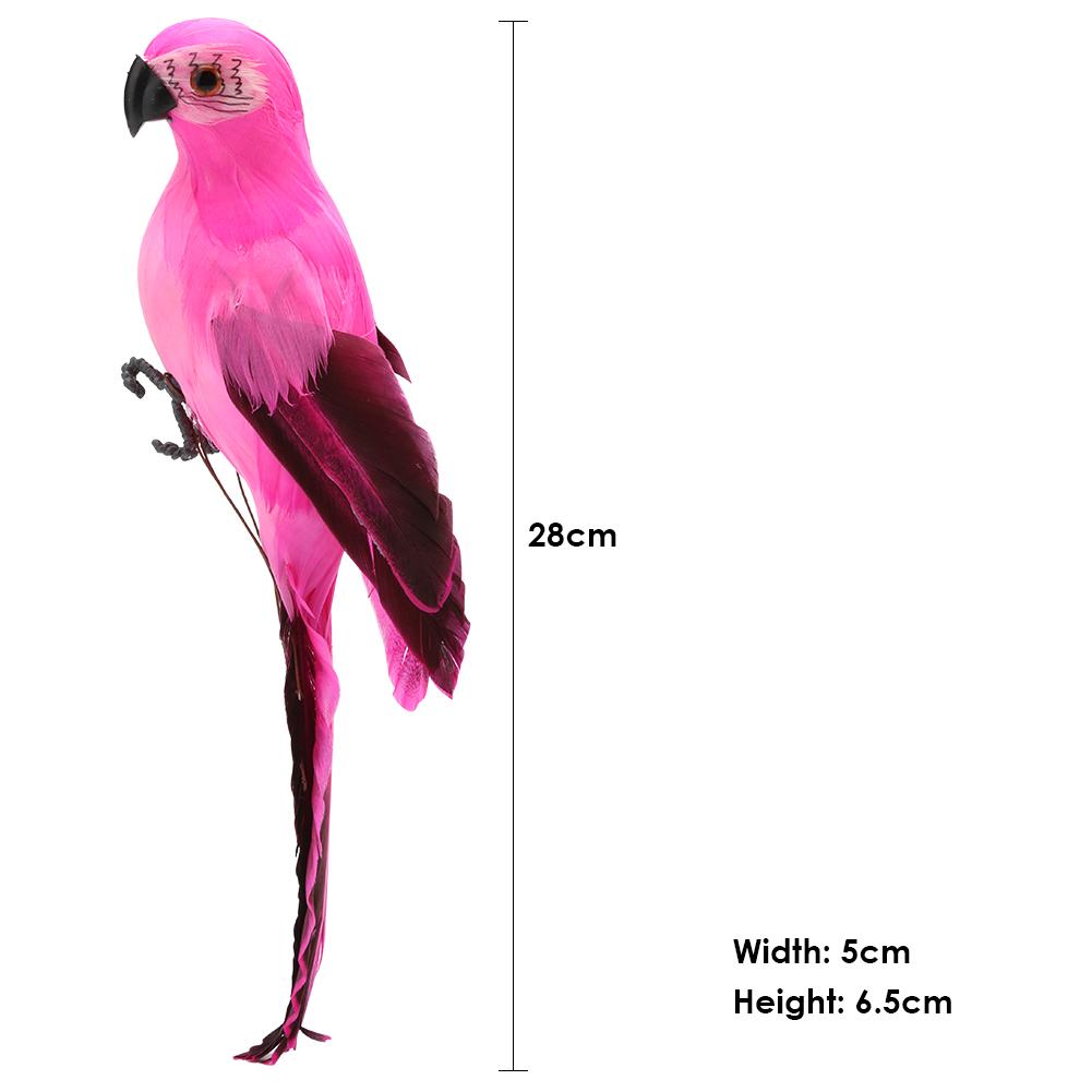 1/2pcs/Pack Cute Artificial Bird Home Table Garden Decoration Ornament Gift for Friend Cute Mini Foam Feather Bird Sparrow Tit