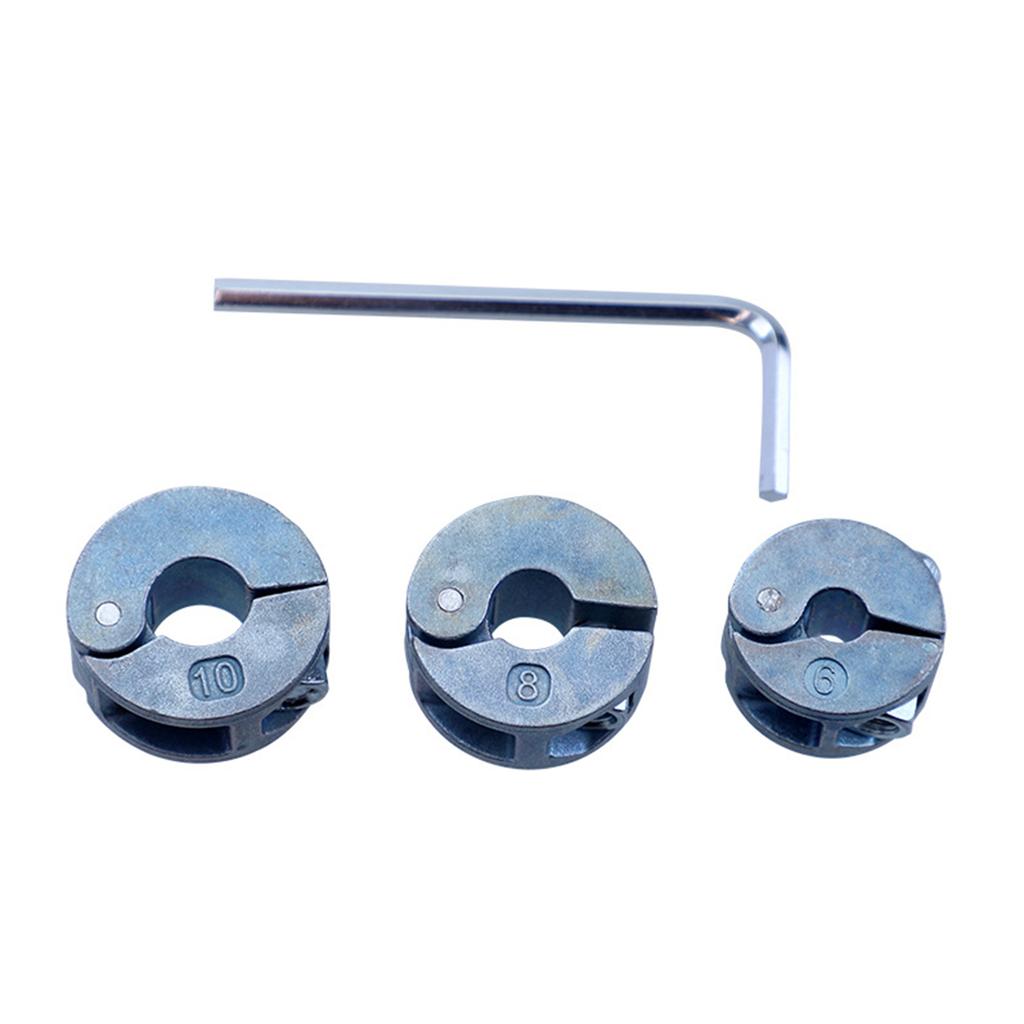 Woodworking Drill Stop Collar Set 5mm-11mm Drilling Bit Depth Stopper Ring Zinc Alloy High Quality