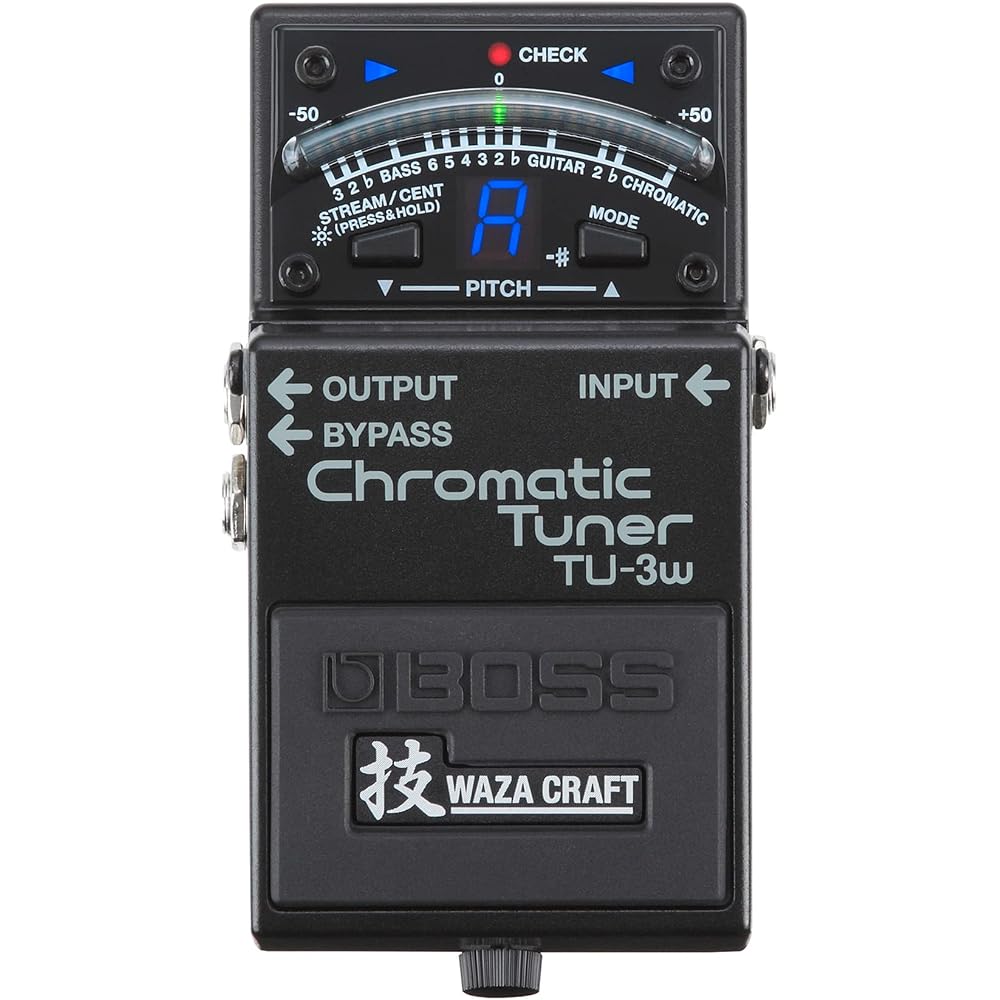 BOSS Boss Waza Craft Chromatic Tuner TU-3W Buffer/True Bypass Switching Technique Craft Guitar/Ba...