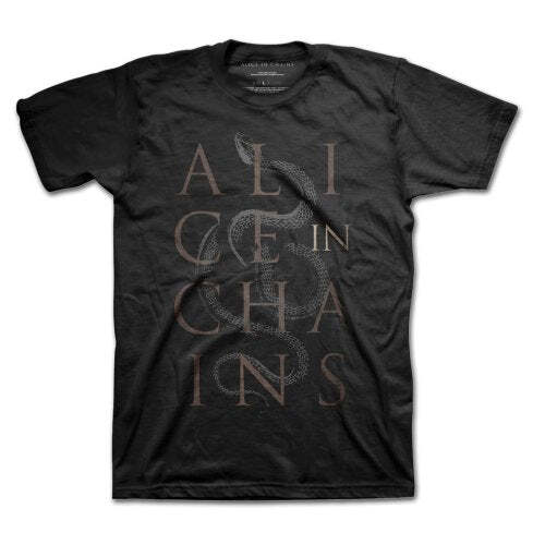 Alice In Chains Snakes Black T shirt - NEW Unisex T-Shirt XXL