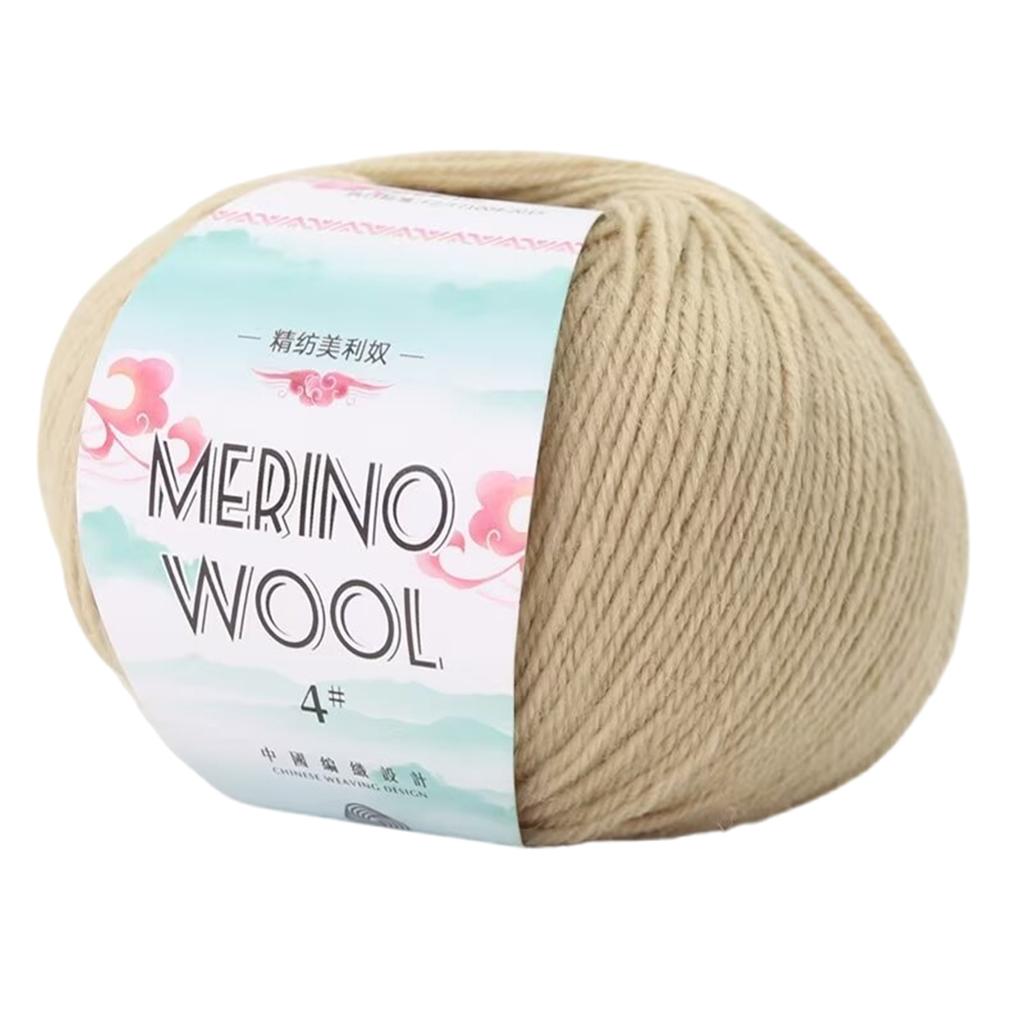 Příze z merino vlny 1,76 oz 134 yardů/role Měkká vlněná příze Příze na ruční pletení Nit na pletení Háčkování Koberce Svetr Šála