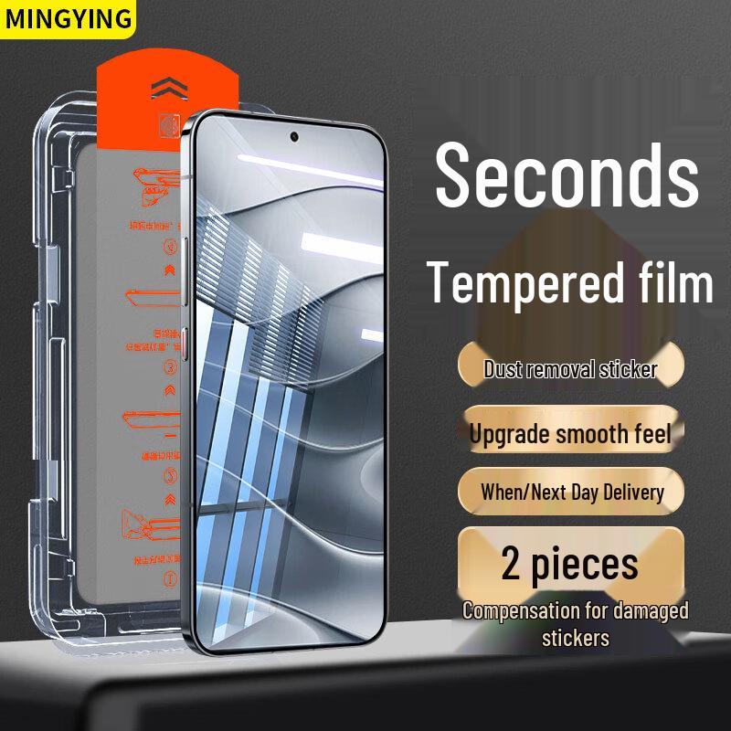 Mingying HD Tempered Glass Screen Protector 2-Pack for Xiaomi & Redmi
