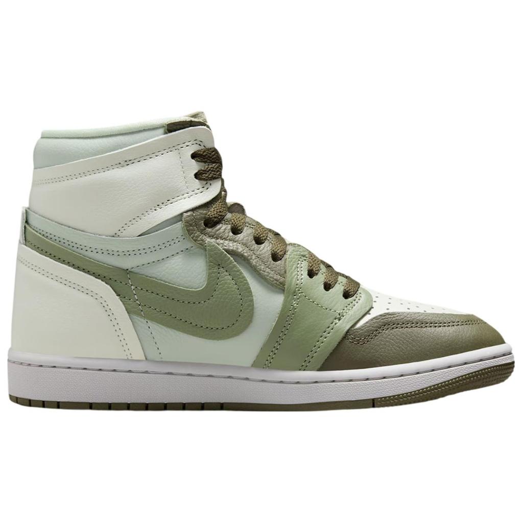 Air Jordan 1 High Method of Make Medium Olive Oil Green Women Sneakers Sea-Glass Seafoam FB9891-201