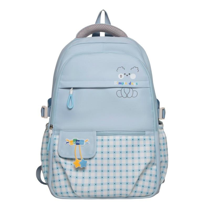 Schoolbag Japanese cute schoolbag versatile high-value multi-pocket backpack junior high school students small fresh girl backpack