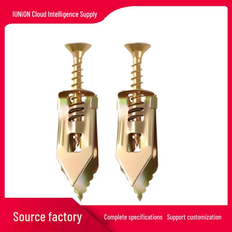 Colored Zinc Aircraft Expansion Screw for Drywall and Fiber Cement Board