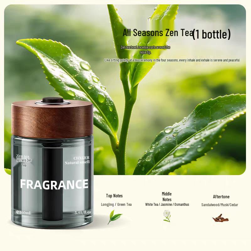 Zen Tea Car Air Freshener with Long-Lasting Scent for High-End Interiors