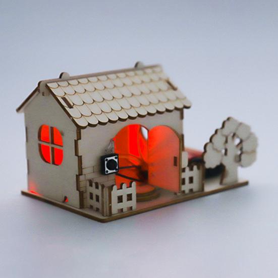 DIY Doorbell STEM Kit Wooden Circuit Science Project for Kids No-Solder Electronics Learning