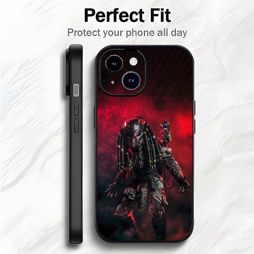 Scary Alien Movie P-Predator Phone Case Phone Case Soft Packaging Lightweight For iPhone17 16 15 14 13ProMax