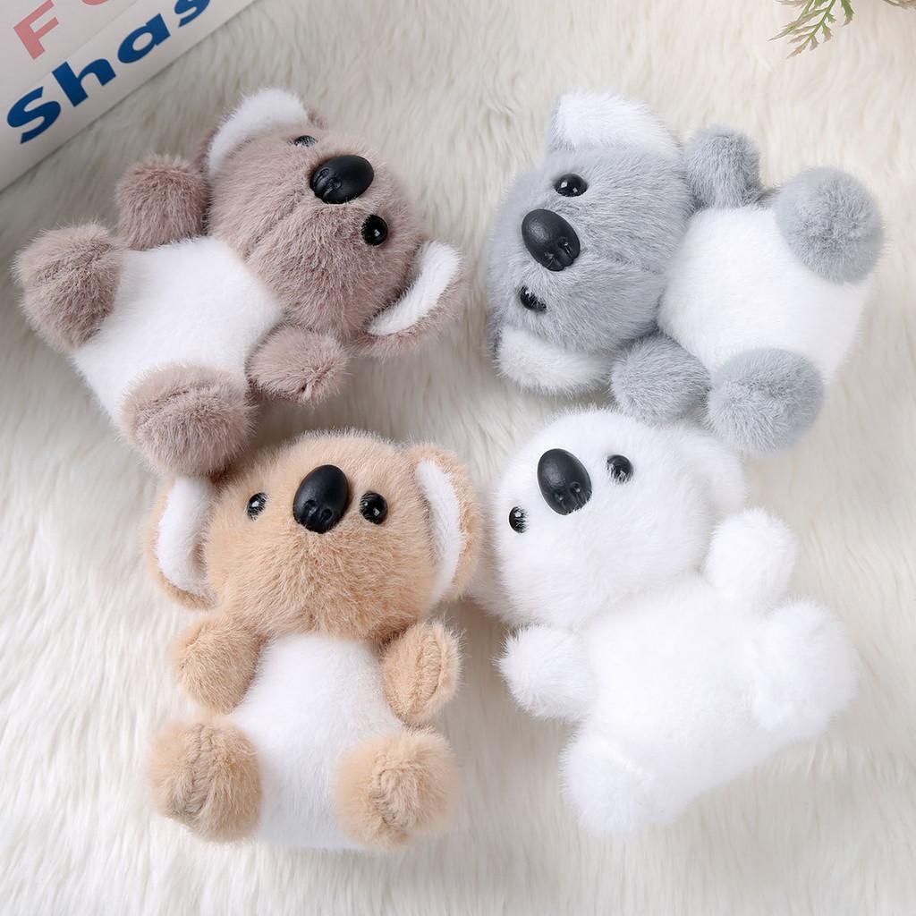 Animal Sitting Koala Plush Keychain Kids Girls Soft Cotton Filling Bag Accessory