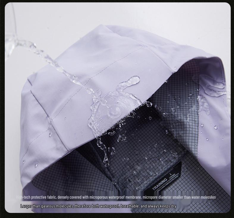 Unisex Spring Windproof Hooded Mountaineering Jacket with Custom Logo