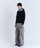 PARADIGMFILM [Ep.03] Slant High-Neck Hooded Knit (Black)