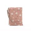 Female Wallet PU Flower Zipper Multi Card Folding Handheld Coin Student Zero Wallet