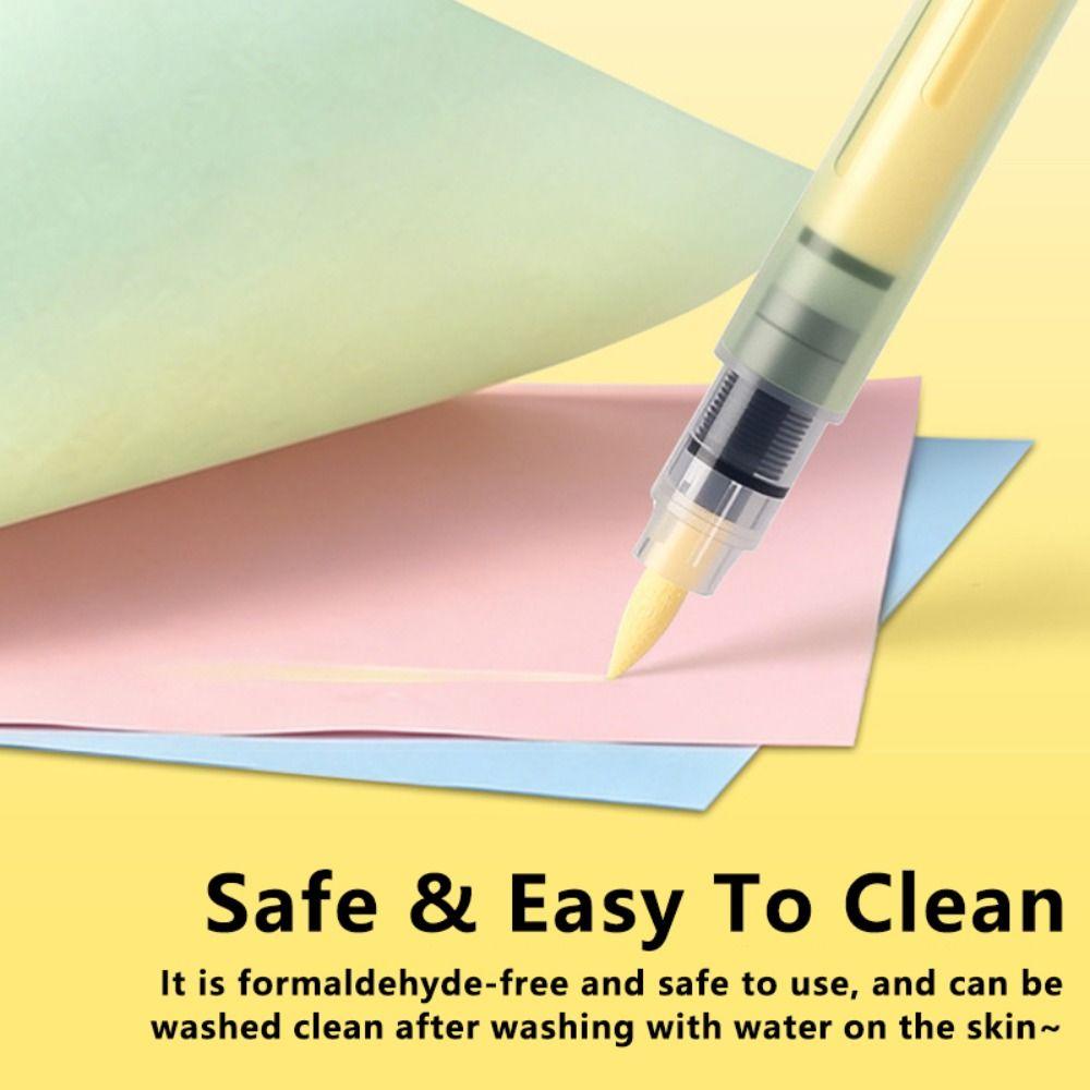 3Pcs Soft Tip Glue Pen No Leak Design Liquid Glue Pen Portable Adhesive Pen School Supplies
