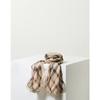 Daks Brown Check Long Silk Scarf Dcsc5e290w2