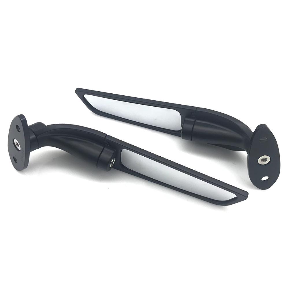 Motorcycle Adjustable Rotating Rearview Mirror Wind Winglets Reflector For Yamaha YZFR6 YZFR1 For Kawasaki Ninja 650 400