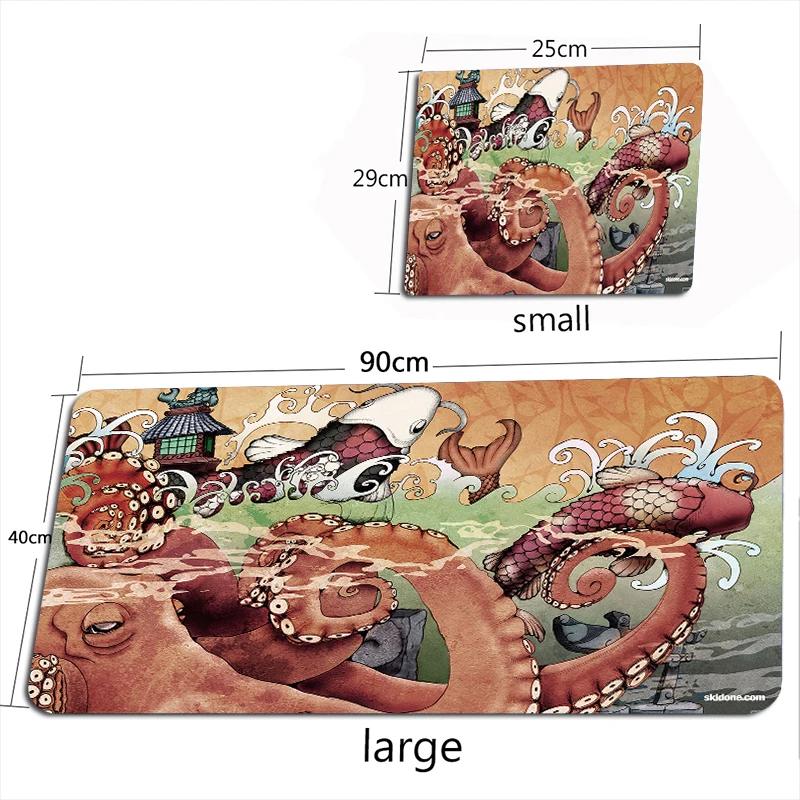 Giant Waves Mouse Pad Large Japanese-style Mouse Pads Company MouseMat Art Carpet Rugs Gamer Ukiyo-e Keyboard for Laptop 900X400