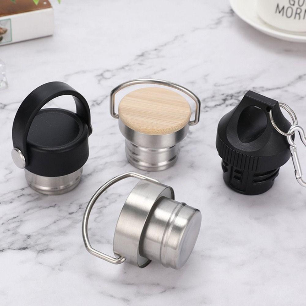 Single Walled Water Bottle with Handle Multi-type Cap Sports Water Kettle Drink Bottle Outdoor