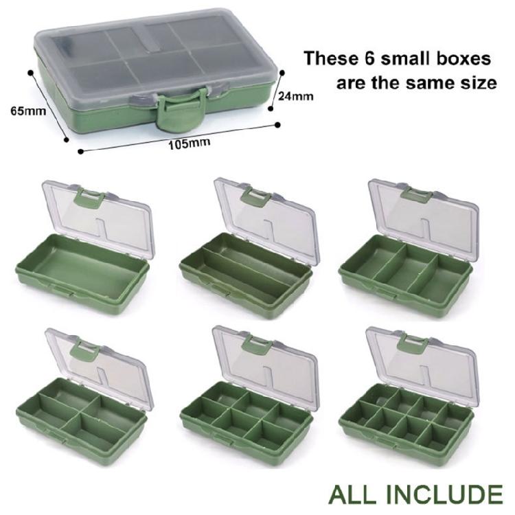 Clear Lid Tackle Box Case Fishing Lures Baits Hook Storage Case Multi Compartment Fishing Tackle Storage Box