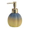 Ceramic Soap Dispenser Manual Lotion Pump for Harvest Sink Styling, Seasonal Bathroom and Kitchen Counter Accent