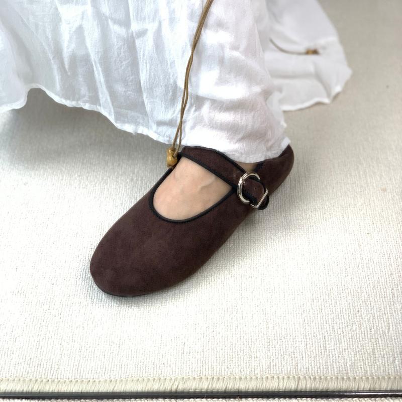 Fashion 2025 NEW Women's Flat round Toe Ballet Flats Casual Comfortable Slip-On Shoes Rubber Sole Summer Leisure Shoes