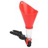 Engine Oil Funnel with Adjustable Fixed Bracket Drip Free Filling Spout Pour Tool Kit
